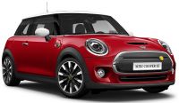 MINI Electric - widok przedni z boku